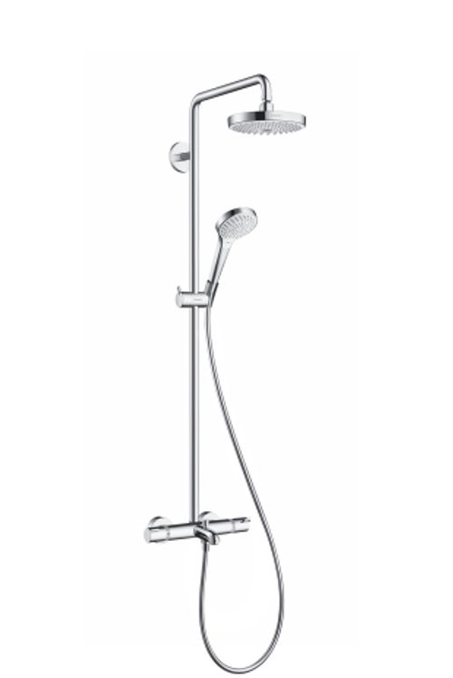 Hansgrohe-HG-Showerpipe-Croma-Select-S-180-Wanne-weiss-chrom-27351400 gallery number 1